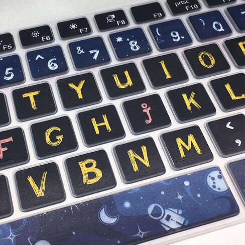 WSLUCKO Keyboard Cover Skin for 2021 2020 2019 Dell Inspiron 15 5501 5502 5505 5508 5584 5590 5593 5598 15.6" / Inspiron 15 7000 7590 7591 7501 7506 7706 7790 / Vostro 7590 5590 7500 ,Space Man in Kuwait