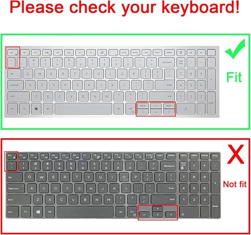 WSLUCKO Keyboard Cover Skin for 2021 2020 2019 Dell Inspiron 15 5501 5502 5505 5508 5584 5590 5593 5598 15.6" / Inspiron 15 7000 7590 7591 7501 7506 7706 7790 / Vostro 7590 5590 7500 ,Space Man in Kuwait