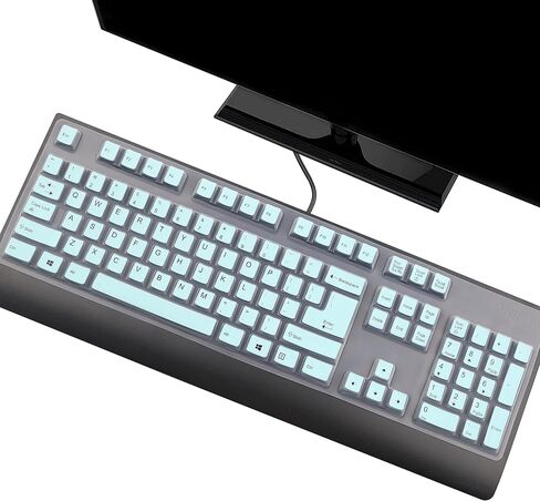 Keyboard Cover for Lenovo Preferred Pro/Preferred Pro II for 4X30M86879, 41A5289, SK-8813/8817/8820/8825/8827, 73p5220, ku-0225, 54Y9400, KB1021/1468, ekb-425a US Keyboard Skin-HotBlue in Saudi Arabia