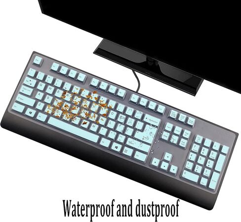 Keyboard Cover for Lenovo Preferred Pro/Preferred Pro II for 4X30M86879, 41A5289, SK-8813/8817/8820/8825/8827, 73p5220, ku-0225, 54Y9400, KB1021/1468, ekb-425a US Keyboard Skin-HotBlue in Saudi Arabia