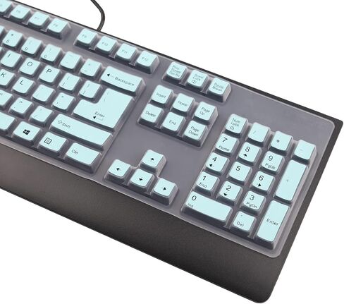 Keyboard Cover for Lenovo Preferred Pro/Preferred Pro II for 4X30M86879, 41A5289, SK-8813/8817/8820/8825/8827, 73p5220, ku-0225, 54Y9400, KB1021/1468, ekb-425a US Keyboard Skin-HotBlue in Saudi Arabia