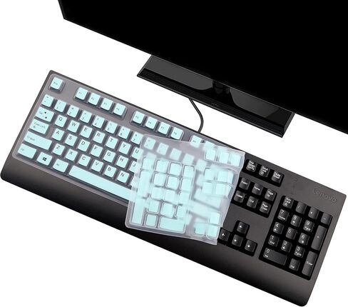 Keyboard Cover for Lenovo Preferred Pro/Preferred Pro II for 4X30M86879, 41A5289, SK-8813/8817/8820/8825/8827, 73p5220, ku-0225, 54Y9400, KB1021/1468, ekb-425a US Keyboard Skin-HotBlue in Saudi Arabia