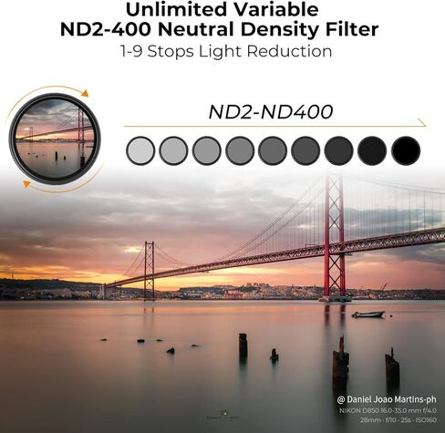 72 مم متغيرة ND2-ND400 مع غطاء عدسة in Kuwait