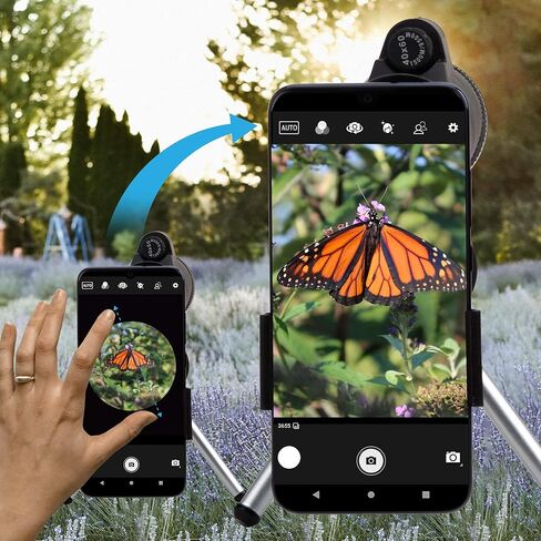 Upgraded Monocular by Strong Impact, Monocular Compact Scope, High Power Telescope, Zoom Monocular for Adults. 12x Magnification Zoom Lens Telescope, High Definition with Multi-Coated Lens in Kuwait