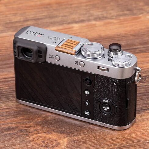 Wood Camera Hot Shoe Cover Protector Cap 1 PCS Red | Compatible with Fuji X-T30 X-T100 X-H1 X-T20 X100F X-T10 X-T3 X-T2 X-PRO2 X-E3 X-A2 X-A5 X100T X100S X30 X70 Cameras in Saudi Arabia