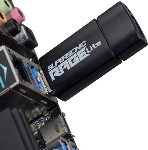 باتريوت Supersonic Rage Lite USB 3.2 Gen 1 فلاش درايف - 128 جيجا - PEF128GRLB32U in Saudi Arabia