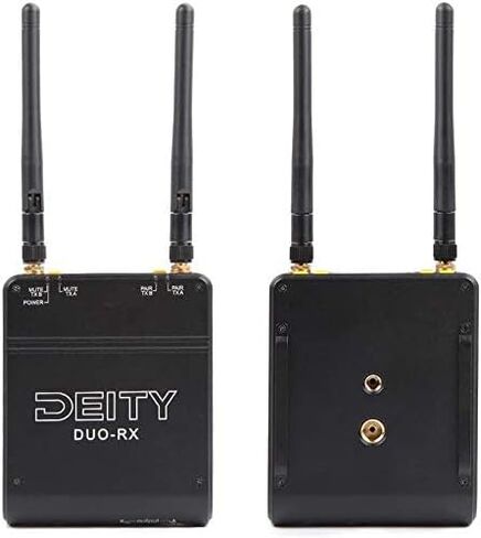 ميكروفونات رقمية لاسلكية من شركة ديتي كونِّكت - جهاز استقبال مزدوج القناة 2.4 جيجا هرتز + جهاز إرسال، شاشات عرض ضوء النهار أو ليد مشفرة 24 بت / 48 كيلو هرتز in Kuwait