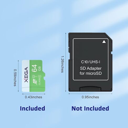 بطاقة SD سعة 64 جيجابايت من Xega، وبطاقة TF لتخزين كاميرا الأمان XEGA in Kuwait
