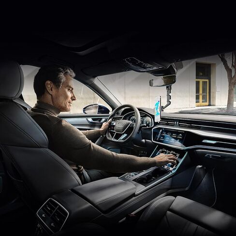 Rear View Mirror Phone Holder, 2023 Rotatable and Retractable Car Phone Holder, Universal Car Phone Holder Mount, Cell Phone Holder Car Fit for iPhone 11 12 13 14 Pro Max Samsung All Phone SXhyfMPH1.0 in Kuwait