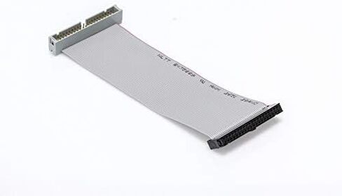 LIANSHU IDE Extension Cable -IDE 40Pin Male to Female Ribbon L=6Inches Grey Cable, Ribbon Cord for 3.5" PATA HDD in Kuwait