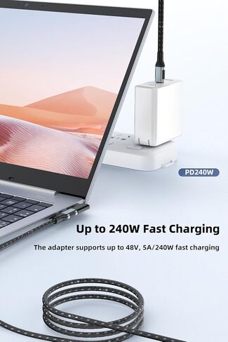 محول Jadebones USB C (5 حزم)، محول USB نوع C عمودي وأفقي 90 درجة ذكر إلى أنثى، موصل موسع USB C أنثى إلى أنثى لسطح البخار، التبديل، ماك بوك، الكمبيوتر المحمول، الكمبيوتر اللوحي، الهاتف in Kuwait