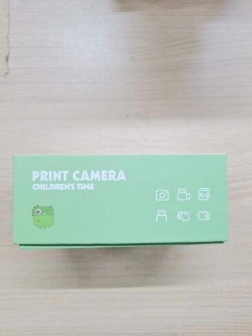 طباعة فورية لكاميرا الأطفال من Kizeefun: كاميرا للأطفال مزودة بكاميرا أمامية وخلفية لالتقاط صور سيلفي وتسجيل فيديو تتضمن بطاقة SD سعة 32 جيجابايت in Kuwait