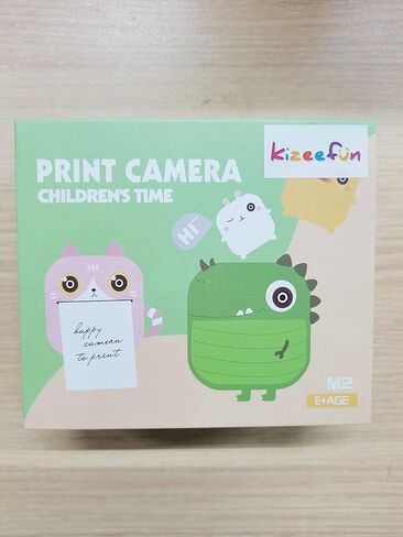 طباعة فورية لكاميرا الأطفال من Kizeefun: كاميرا للأطفال مزودة بكاميرا أمامية وخلفية لالتقاط صور سيلفي وتسجيل فيديو تتضمن بطاقة SD سعة 32 جيجابايت in Kuwait