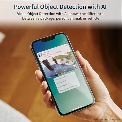 كاميرا كشاف Arlo Pro 5S 2K - 3 عبوات - كاميرات أمان لاسلكية في الهواء الطلق، شبكة Wi-Fi مزدوجة النطاق، رؤية ليلية ملونة، صوت ثنائي الاتجاه، كاميرات أمان منزلية، تحسين المنزل، أسود - VMC4360B in Kuwait