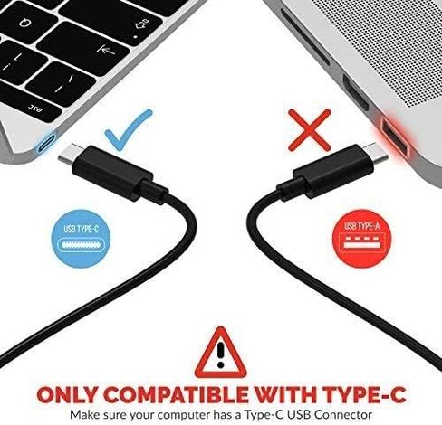 موزع USB من النوع C من SABRENT مع HDMI ومنفذين USB 3.0، [دعم توصيل الطاقة 4K و60 واط] (HB-U2HC) in Kuwait