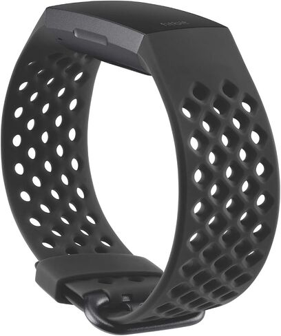 Fitbit Charge 3 Accessory Band, Official Fitbit Product, Sport, Berry, Small in Saudi Arabia