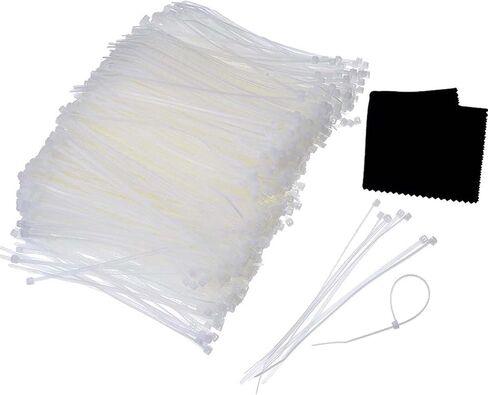 ربطات كبل نايلون Outus Outus Outus ذات سحاب ذاتي القفل 10.16 سم، عبوة 1000 قطعة in Kuwait