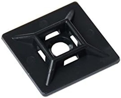 South Main Hardware 888089 وسادة تثبيت 1 بوصة، 100 حزمة سوداء، ربطة كابل متخصصة، 100 قطعة in Saudi Arabia