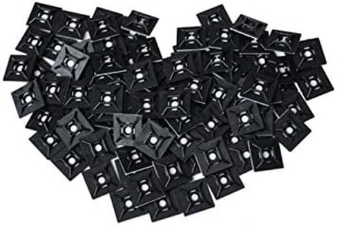 South Main Hardware 888089 وسادة تثبيت 1 بوصة، 100 حزمة سوداء، ربطة كابل متخصصة، 100 قطعة in Saudi Arabia