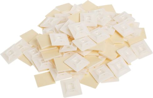 1-in Mounting Pad, 100-Pack Black, Speciality Cable Tie in Saudi Arabia