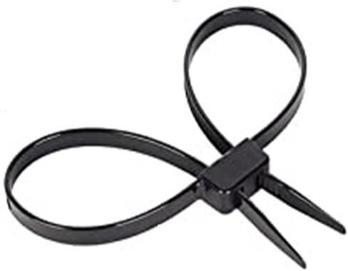 اصفاد مرنة من 10 قطع من اصفاد الشرطة لقوات انفاذ القانون، اساور يد متينة لتنظيم الحديقة مع اربطة كيبلات سوداء مقاومة للاشعة فوق البنفسجية والحرارة in Kuwait