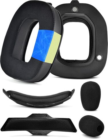 A50 Gen 3 Mod Kit - defean Replacement Earpads and Headband Compatible with Astro A50 Gen 3 Headset,Ear Cushions, Upgrade High-Density Noise Cancelling Foam, Added Thickness (Black Velour) in Saudi Arabia