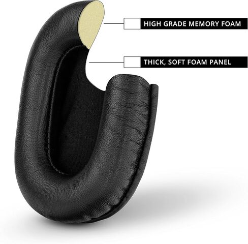سماعات أذن من برينوفز لسوني MDR 7506 - 6 فولت - CD900ST مع وسادة أذن من الإسفنج المتشكل، وهي مناسبة للسماعات الأخرى التي توضع على الأذن من الخارج in Kuwait