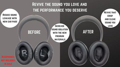 Premium Replacement NC700 Ear Pads / NC700 UC Pads Cushions Compatible with Bose NC700 Headphones/Bose Noise Cancelling 700 Headphones/Bose NC700 UC Headphones (Grey). Great Comfort/Durability in Saudi Arabia
