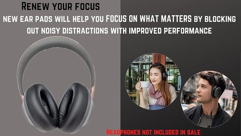 Premium Replacement NC700 Ear Pads / NC700 UC Pads Cushions Compatible with Bose NC700 Headphones/Bose Noise Cancelling 700 Headphones/Bose NC700 UC Headphones (Grey). Great Comfort/Durability in Saudi Arabia