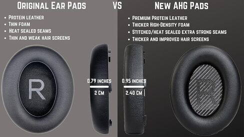 Premium Replacement NC700 Ear Pads / NC700 UC Pads Cushions Compatible with Bose NC700 Headphones/Bose Noise Cancelling 700 Headphones/Bose NC700 UC Headphones (Grey). Great Comfort/Durability in Saudi Arabia