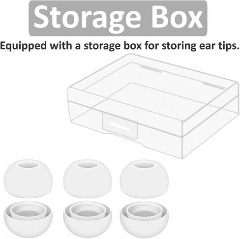 JNSA Premium Memory Foam Tips Compatible with AirPods Pro 2nd gen. and 1st gen, No Silicone Eartips Pain. Anti-Slip Eartips, Fit in The Charging Case, 4 Pairs (XS/S/M/L, Foam Black) in Saudi Arabia