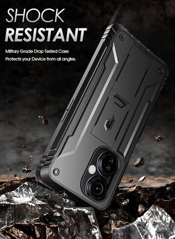 حافظة ثورة شعرية لهاتف OnePlus Nord N30 5G، [تم اختبار السقوط بدرجة ميل 20 قدمًا]، غطاء واقٍ متين مزدوج الطبقة مقاوم للصدمات لكامل الجسم مع مسند وواقي مدمج للشاشة، وردي in Kuwait