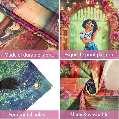 Magic House Backdrop,7x5FT Magical House Background Magic Movie Banner Party Decor Cartton Theme Birthday Party Backdrop Supplies for Girls in Saudi Arabia