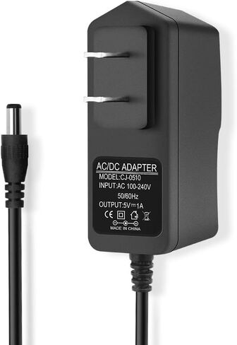5V 1A Power Supply Adapter, 5 Watts Max, 5.5mm X 2.5mm US Plug, DC 5V 1A Power Adapter, for LED Strip Pixel Light TV Box etc... in Saudi Arabia