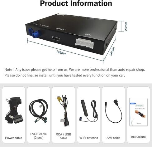 Road Top Wireless Carplay Android Auto Retrofit Kit for Audi A4 A5 S4 S5 RS4 RS5 Q5 2008-2015 with 3GMMI Factory Screen Update, Support Mirrorlink, Siri, Original Control, Camera in Saudi Arabia