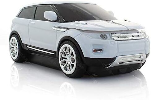 Aikchi Noiseless Wireless Car Mouse, 3D Optical Mouse for Desktop Laptop PC Computer Mouse, 2.4GHz 1000DPI Mouse for LH (White) in Kuwait