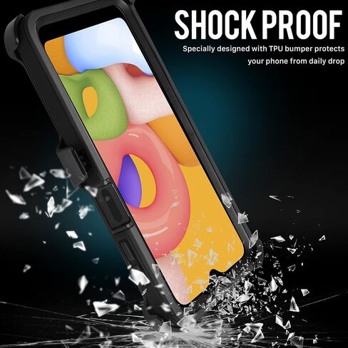 Galaxy A13(2022) Belt-Clip Holster Case,[Military Grade Drop Protection] Drop Protective Rugged Heavy Duty Case, Water-Resistance Shockproof Dustproof Durable Cover for Samsung Galaxy A13 5G(2022) in Saudi Arabia