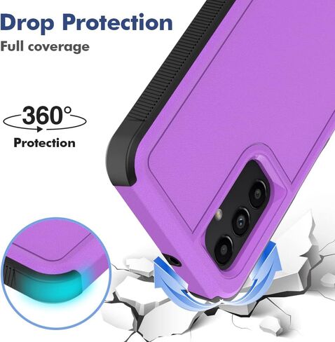 Galaxy A13(2022) Belt-Clip Holster Case,[Military Grade Drop Protection] Drop Protective Rugged Heavy Duty Case, Water-Resistance Shockproof Dustproof Durable Cover for Samsung Galaxy A13 5G(2022) in Saudi Arabia