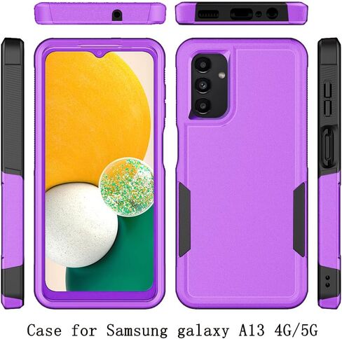 Galaxy A13(2022) Belt-Clip Holster Case,[Military Grade Drop Protection] Drop Protective Rugged Heavy Duty Case, Water-Resistance Shockproof Dustproof Durable Cover for Samsung Galaxy A13 5G(2022) in Saudi Arabia