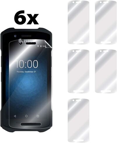 IPG Compatible with Zebra TC21 - TC26 Mobile Computer Handheld Screen Protector 6 UNITS Invisible Guard Free Lifetime Replacement HD Clear Bubble Free screen protection in Saudi Arabia