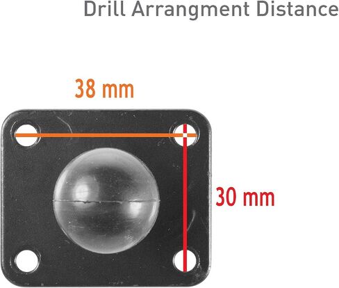 iBOLT AMPS Adapter Plate 25mm / 1" Composite in Kuwait