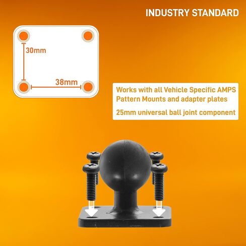 iBOLT AMPS Adapter Plate 25mm / 1" Composite in Kuwait