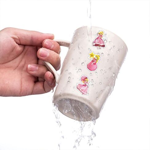 لوفلي لايف 50 قطعة من ملصقات العاب الفيديو برينسيس بيتش من الفينيل مقاومة للماء للبالغين والمراهقين والاطفال والبنات لدفاتر اليوميات وزجاجة المياه والامتعة والجيتار ولوح التزلج ونوافذ السيارة وممتص in Kuwait