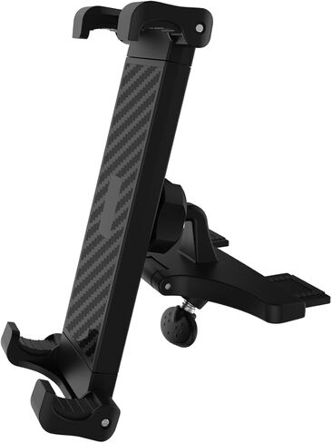 ضيفار حامل فتحة سي دي للتابلت، مشغل سي دي للسيارة والشاحنة، حامل الهاتف الذكي، حامل حامل للتابلت 5.5 انش - 13 انش، دوران قابل للتعديل 360 درجة، مشبك تابلت ثابت in Kuwait