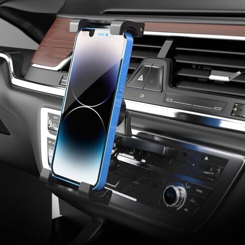 ضيفار حامل فتحة سي دي للتابلت، مشغل سي دي للسيارة والشاحنة، حامل الهاتف الذكي، حامل حامل للتابلت 5.5 انش - 13 انش، دوران قابل للتعديل 360 درجة، مشبك تابلت ثابت in Kuwait