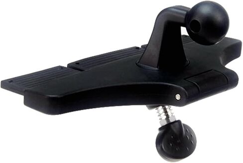 ضيفار حامل فتحة سي دي للتابلت، مشغل سي دي للسيارة والشاحنة، حامل الهاتف الذكي، حامل حامل للتابلت 5.5 انش - 13 انش، دوران قابل للتعديل 360 درجة، مشبك تابلت ثابت in Kuwait