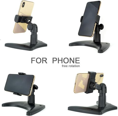 حامل تابلت VAUBORTTI للمكتب قابل للتعديل، حامل سطح iPad يدور بحرية، يناسب iPad Mini Pro مقاس 6.5 بوصة - 12.9 بوصة، ويتميز بمفصل كروي 17 مم in Kuwait