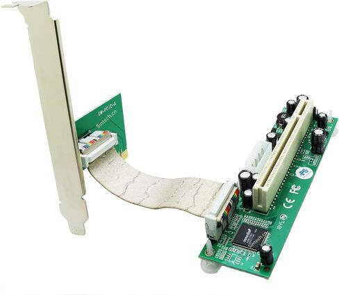 Sintech PCI-E Express 1X to PCI 32bits Adapter with 15CM Flex Cable in Saudi Arabia