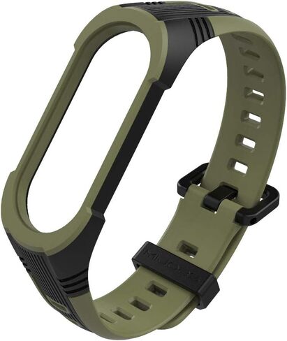 UPZOBU Replacement Band Strap for Xiaomi Mi Band 5/Mi Band 6/Mi Band 7/Amazfit Band 5 Fitness Tracker Smart Bracelet Wristband Rubber in Kuwait