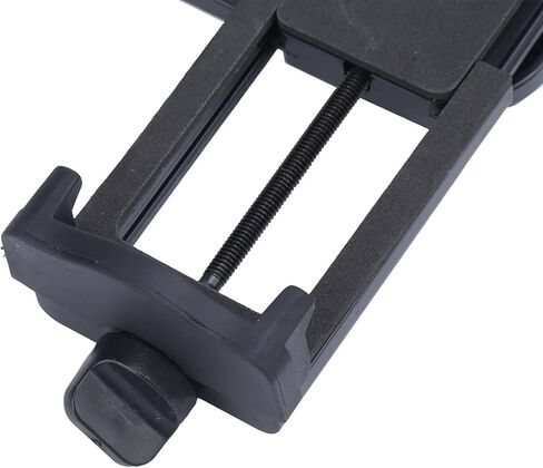 حامل محول تلسكوب للهاتف المحمول من Jaxenor، حامل عالمي للهواتف الذكية لنطاق التلسكوب المجهري أحادي ومنظار، يدعم قطر العدسة 25 إلى 48 مم، أسود in Kuwait